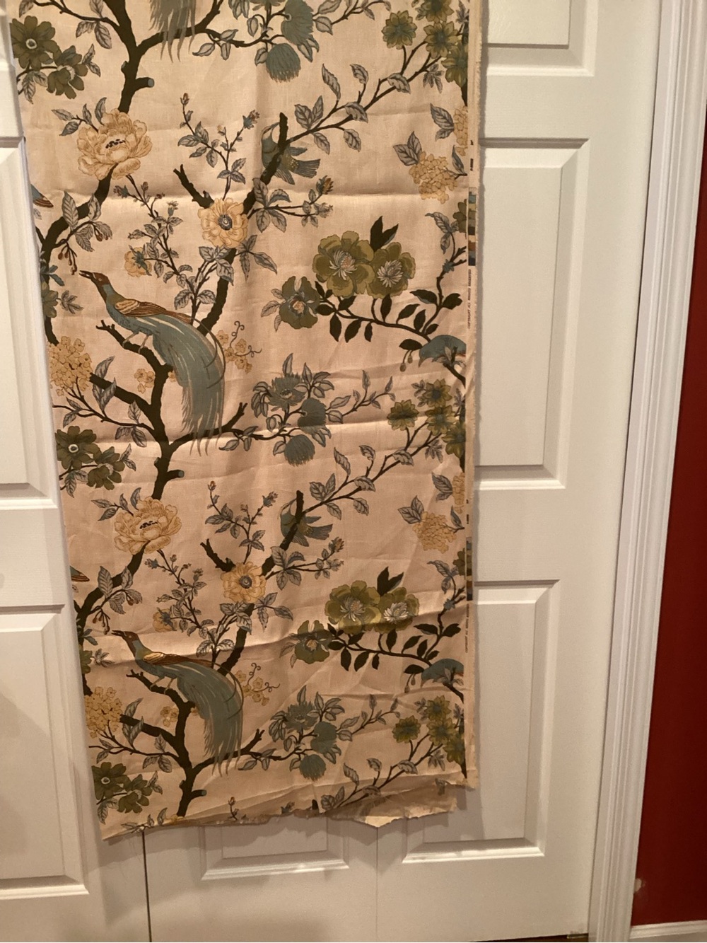 Ballard Designs Willa Parchment Linen Remnant